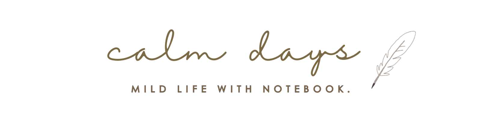 calm days|内向型ハンドメイド主婦の手帳と学び